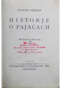 Historje o pajacach 1929 r