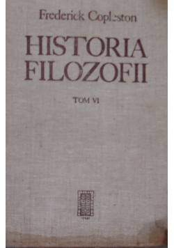 Historia filozofii, Tom VI