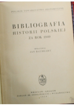 Bibliografia Historii Polskiej