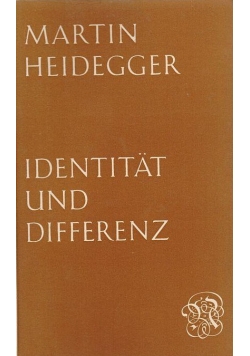 Identitat und differenz