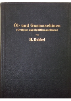 Ol- und Gasmaschinen, 1926 r.