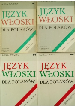 Język włoski dla polaków, Zestaw 4 książek