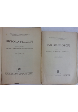 Historia filozofii, tom 1 i 2, 1947 r.