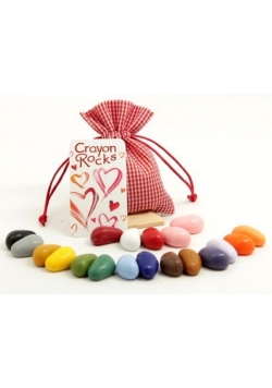 Kredki Crayon Rocks w woreczku Valentine - 20 kol.