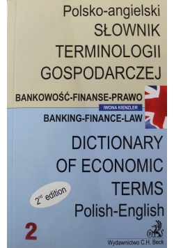 Polsko-angielski słownik terminologii gospodarczej