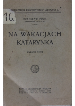 Na wakacjach katarynka, 1925 r.