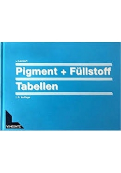 Pigment + Fullstoff Tabellen