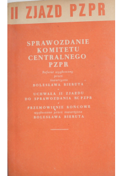 Sprawozdanie komitetu centralnego PZPR