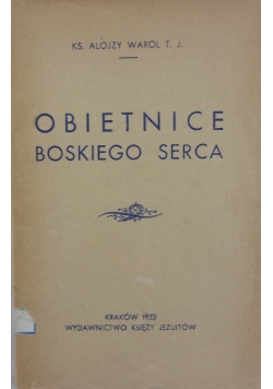 Obietnice Boskiego serca, 1933r.