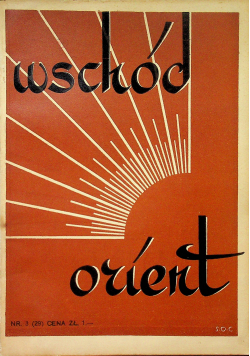 Wschód Orient numer 3 1938r