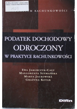 Podatek dochodowy odroczony
