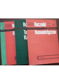 Roczniki Humanistyczne, 4 książki