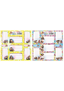 Nalepki na zeszyty Soy Luna Mix (50szt) DERFORM