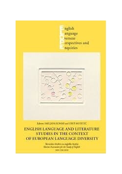 Studies in the english language and studies in the context of european language diversity