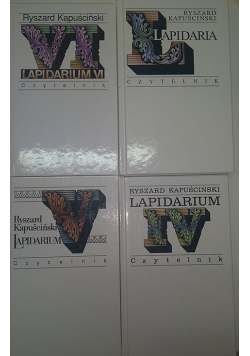 Lapidarium/ Lapidaria IV- VI