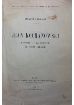 Jean Kochanowski,1932r