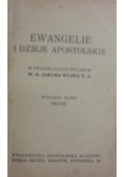 Ewangelie i dzieje Apostolskie, 1938r.