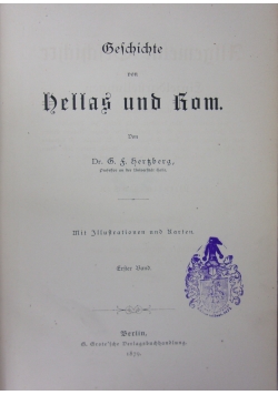 Geschichte von Aellas und Rom, 1879 r.