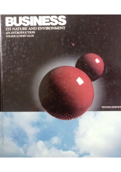 Business its nature and environment