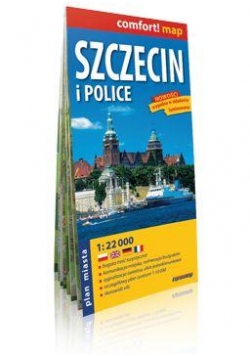 Comfort!map Szczecin i Police 1:22 000 plan miasta