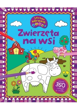Cyferkowe kolorowanki.Zwierzęta na wsi