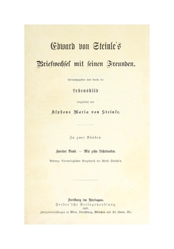 Briefwechsel mit seinen Freunden, 1897r.