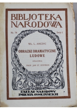 Obrazki dramatyczne ludowe 1924 r.