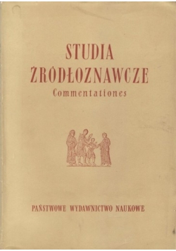 Studia źródłoznawcze IV