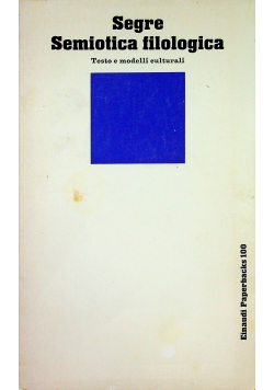 Segre semiotica filologica