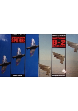 Słynne samoloty Northrop B-2 Bomber/ Supermarine Spitfire