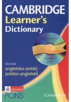 Cambridge Learner s Dictionary Słownik angielsko polski polsko angielski
