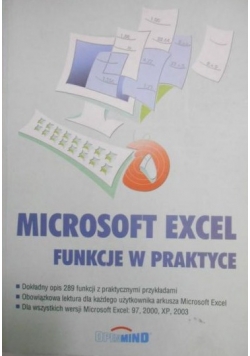 Microsoft Excel. Funkcje w praktyce