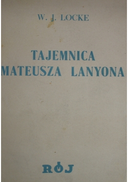 Tajemnica Mateusza Lanyona 1936 r