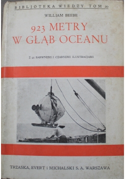 923 metry w głąb oceanu  1935 r.