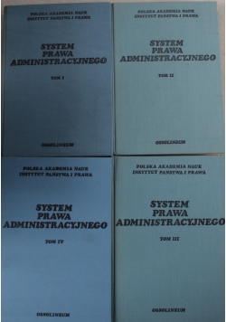 System prawa administracyjnego, Tom I  IV