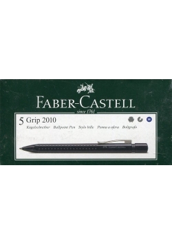 Długopis Grip 2010 niebieski wkład M 5 sztuk