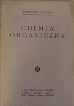 Chemia Organiczna ,1931r.