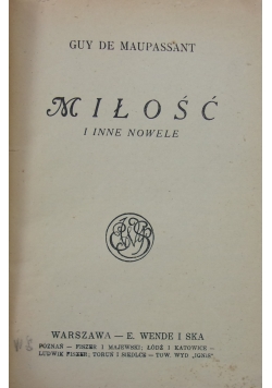 Miłość i inne nowele