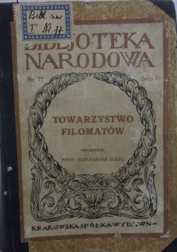Towarzystwo filomatów 1924r.