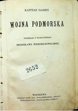 Wojna podmorska ok 1918 r.