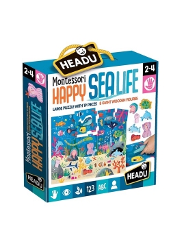 Puzzle Montessori Szczęśliwe morskie życie 19