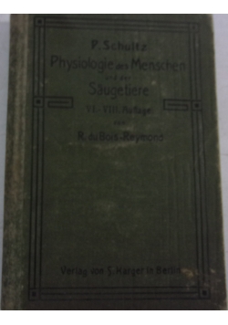 Psychologie des Menschen und der Saugetiere, 1918r.