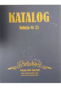 Katalog Aukcja nr 27