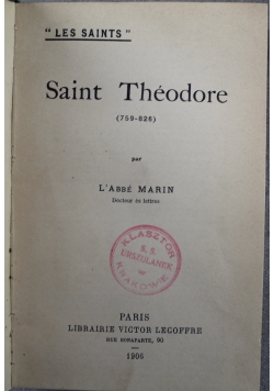 Saint Theodore 1906 r