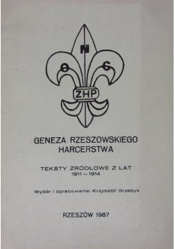 Geneza Rzeszowskiego Harcerstwa
