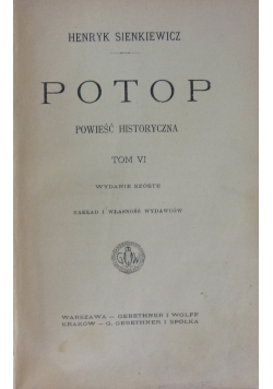 Potop, tom VI, 1949r.