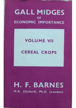 Gall Midges of Economic Importance volume VII Cereal Crops