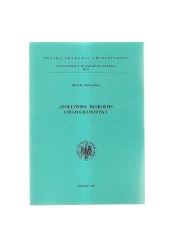 Apollonios Dyskolos i jego gramatyka