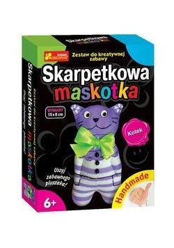 Handmade - Skarpetkowa maskotka. Kotek