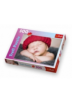 Puzzle 500 Mały śpioszek w czerwonej czapce TREFL